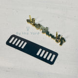 Metal Bag Label Script Style "Handmade" in Gold (Large)