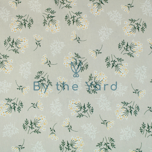 Handmade Fabrics Inc. White Sage Florals