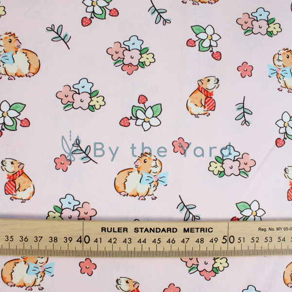 Handmade Fabrics Inc. Quilting Cotton - Guinea Pig Garden