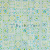 Handmade Fabrics Inc. Quilting Cotton - Mint Watercolour Tiles