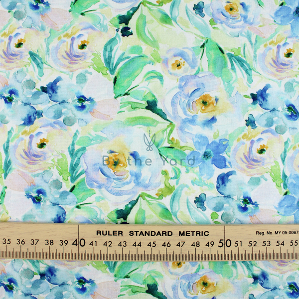 Handmade Fabrics Inc. Bridget - Watercolour Florals