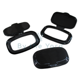 Small Wet Tissue Cover Lid (Black) Mini - Bundle Pack of 5