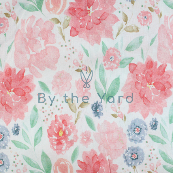 Handmade Fabrics Inc. Pippa - Watercolour Florals