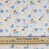 Handmade Fabrics Inc. Le Kitty Artist - Blush