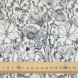 Handmade Fabrics Inc. Floral Outlines