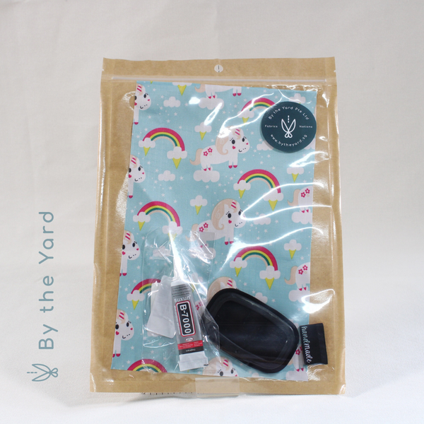 Unicorn - Wet and Dry Tissue Pouch DIY Sewing Kit (Video Tutorial Included!)