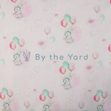 Handmade Fabrics Inc. Quilting Cotton - Soft Bunny Balloons