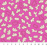 FIGO Butterscotch Animal Biscuits Fuchsia