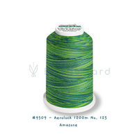 #9509 Amazone - Aerolock 1200m No. 125 (Variegated Overlock Thread)