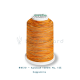 #9510 Cappuccino - Aerolock 1200m No. 125 (Variegated Overlock Thread)
