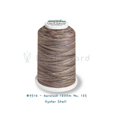 #9514 Oyster Shell - Aerolock 1200m No. 125 (Variegated Overlock Thread)