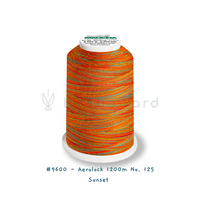 #9601 Ocean - Aerolock 1200m No. 125 (Variegated Overlock Thread)