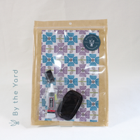 Retro Floral - Wet and Dry Tissue Pouch DIY Sewing Kit (Video Tutorial Included!)