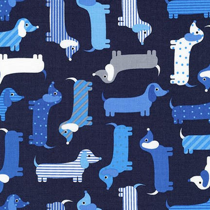 Robert Kaufman Urban Zoologie Navy Dachshund