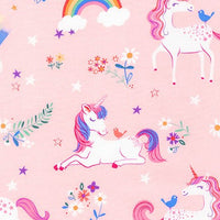 Robert Kaufman Pink by Sea Urchin Studio from Happy Little Unicorns