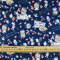 Handmade Fabrics Inc. Tea Party Alice - Navy