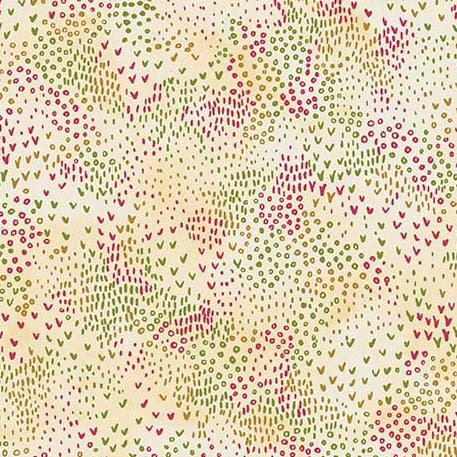 Michael Miller Fabrics Jungle Vibes Colorful Maze Cream