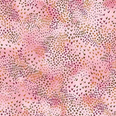 Michael Miller Fabrics Jungle Vibes Colorful Maze Pink