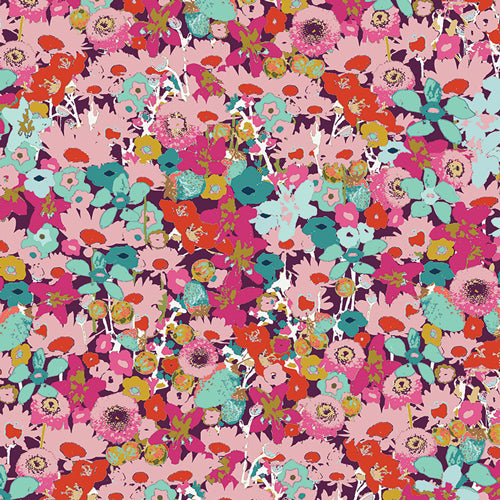 Art Gallery Fabrics Flowered Medley Splendid from Fusion Splendid designed by Katarina Roccella