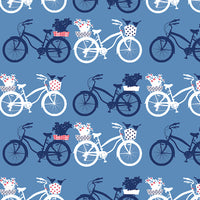 Art Gallery Fabrics Fietsen Dawn from In Blue designed by Katarina Roccella