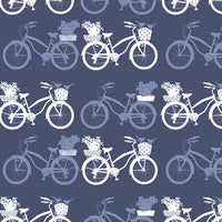 Art Gallery Fabrics Fietsen Dusk from In Blue designed by Katarina Roccella