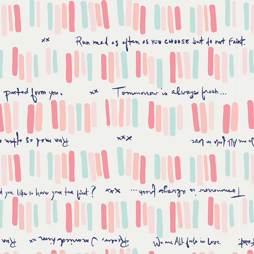 Art Gallery Fabrics Quoted from Paperie designed by Amy Sinibald