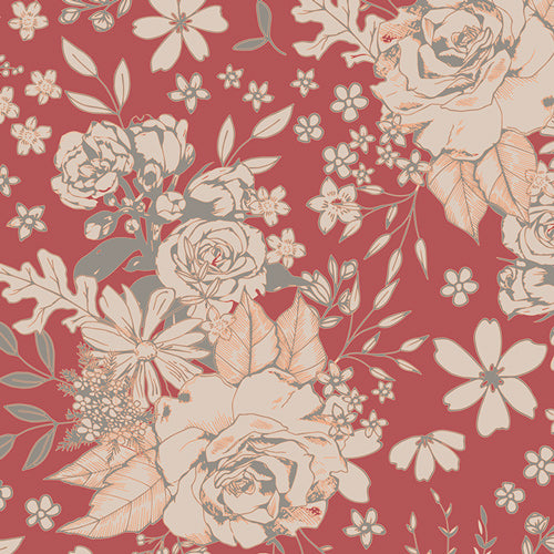 Art Gallery Fabrics Soulful Floral Universe Auburn