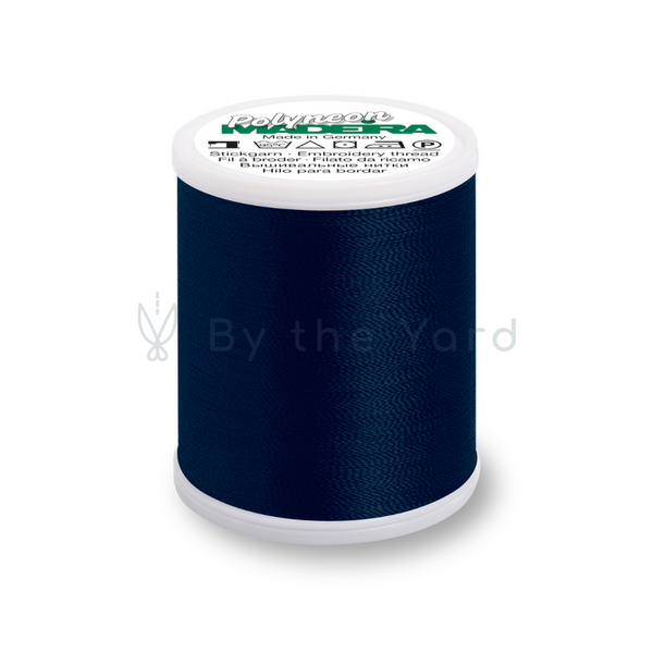 #1643 Midnight Blue - Polyneon No.40 (Embroidery Thread, 1000m)