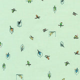 Robert Kaufman Wishwell Petit Birds - Aqua