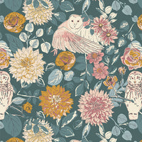 Art Gallery Fabrics Owl Things Floral