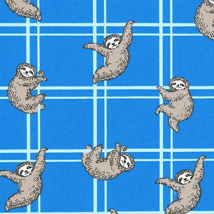 Robert Kaufman Animal Club Blue Sloths