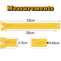 Nylon Coil Zipper 20cm