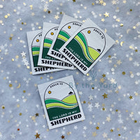 Shepherd - Pack of 5 IRON-ON Christian Woven Labels