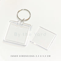 Acrylic Keychain Blanks (Pack of 10)