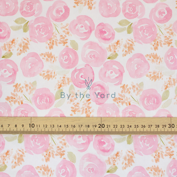 Handmade Fabrics Inc. Vera - Watercolour Florals