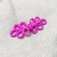 Rose - Five Leaf Frog Knot Button (Pack of 5)