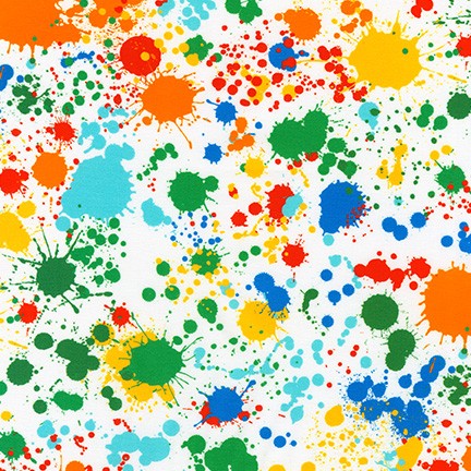 Robert Kaufman Splatter Bright