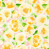 Robert Kaufman Wishwell: Rose Lemonade by Vanessa Lillrose & Linda Fitch - Honeysuckle